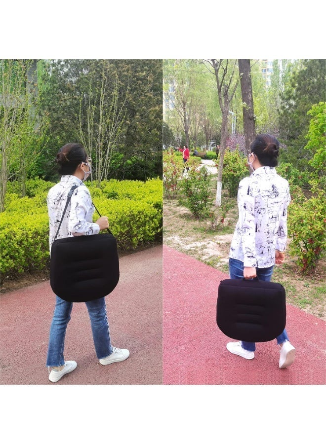 Car Booster Seat Cushion, Chair Cushions, Comfort Seat Cushion Pillow for Office Chair/Car Seat, Butt, Tailbone, Back, Coccyx, Short People Adult Booster Chair Cushions Relief Pad - Image 3